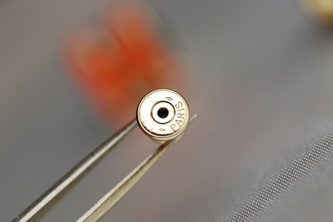 [Echo Fine ]MINI POP H EARRINGS ORANGE