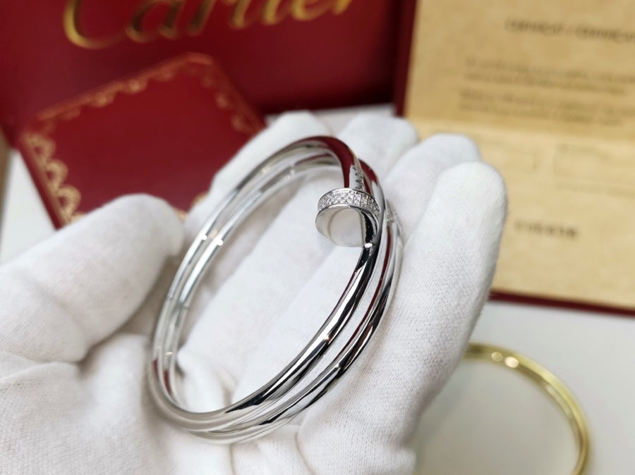 [Echo Fine ]JUSTE BRACELET 3.5MM DOUBLE ROW DIAMOND