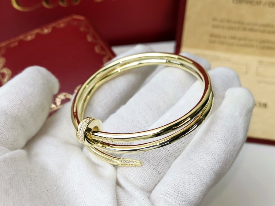 [Echo Fine ]JUSTE BRACELET 3.5MM DOUBLE ROW DIAMOND