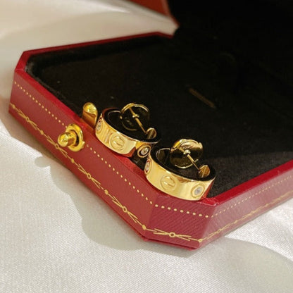 [Echo Fine ]LOVE EARRINGS 5.7MM 2 DIAMONDS