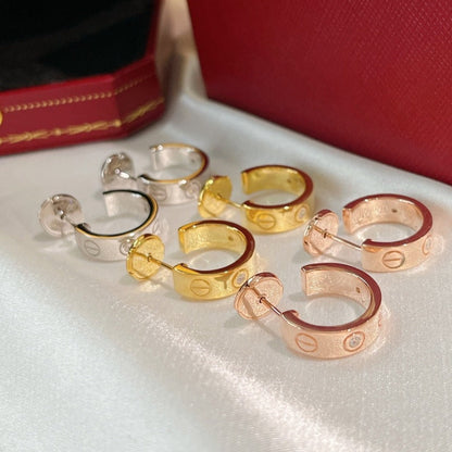 [Echo Fine ]LOVE EARRINGS 5.7MM 2 DIAMONDS