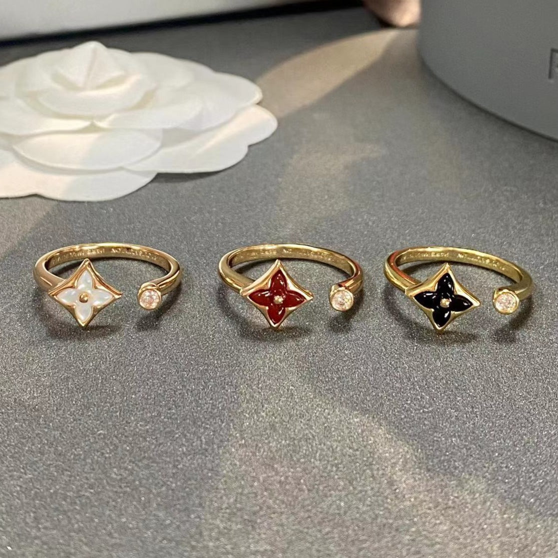 [Echo Fine ]STAR 1 DIAMOND OPEN RING