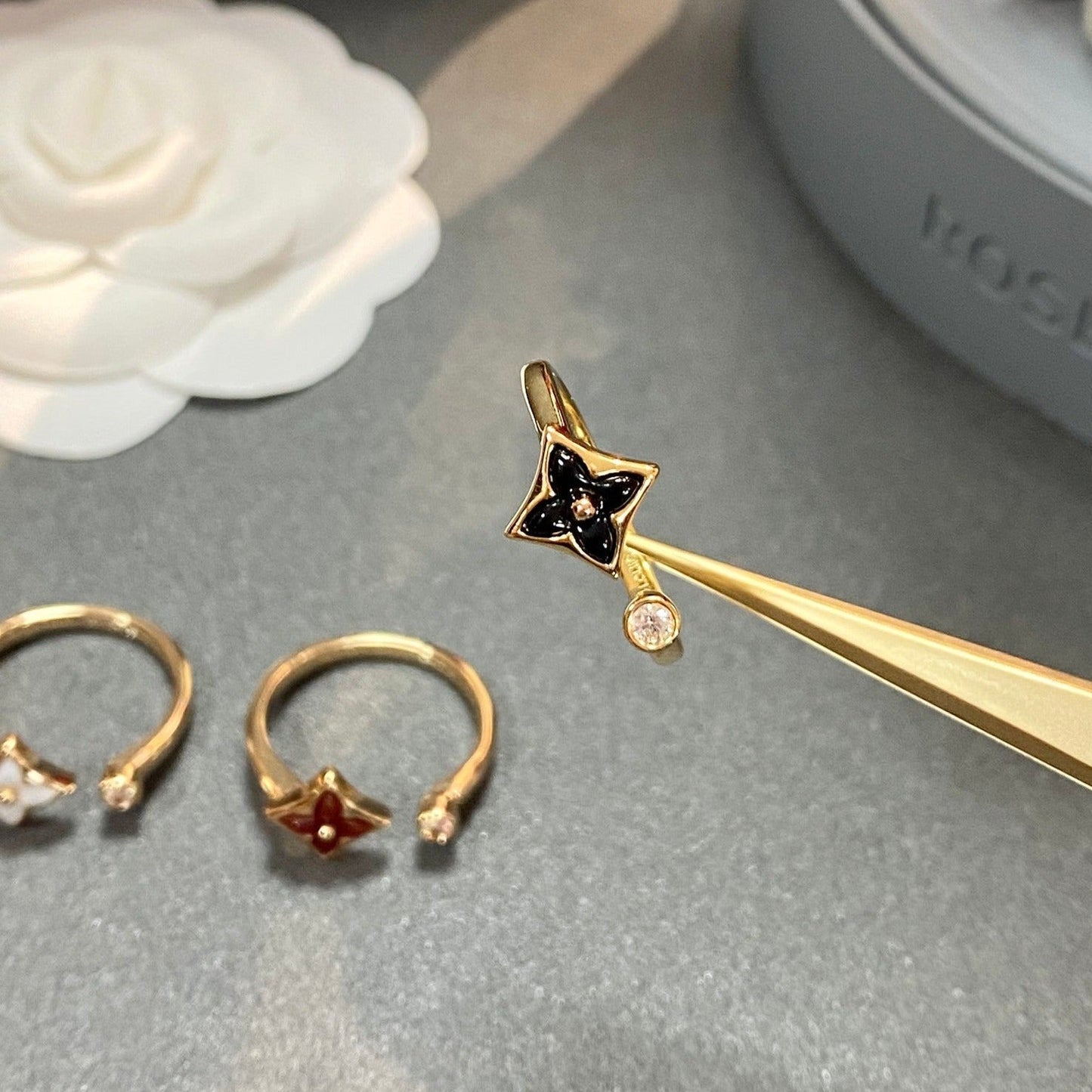 [Echo Fine ]STAR 1 DIAMOND OPEN RING