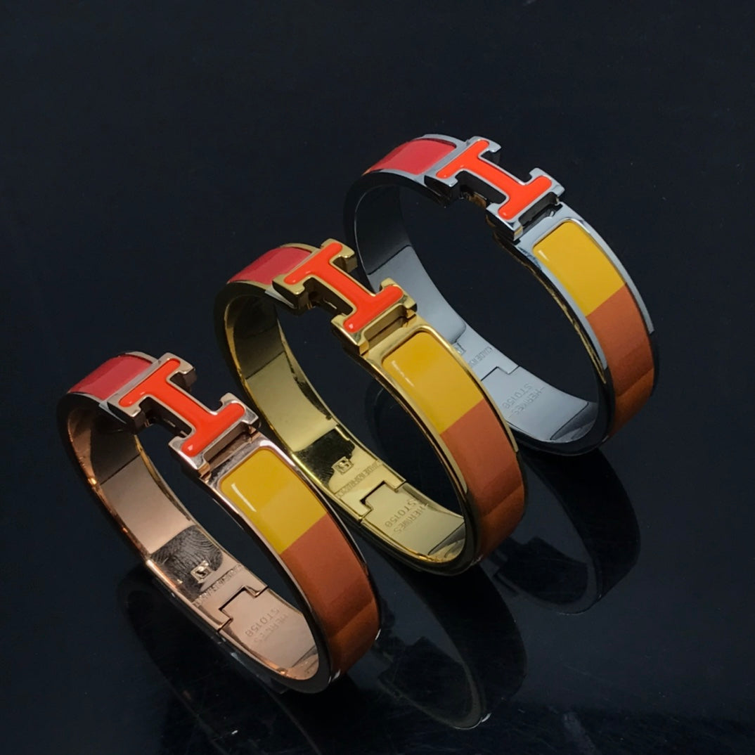 [Echo Fine ]H BRACELET ORANGE RAINBOW CERAMIC