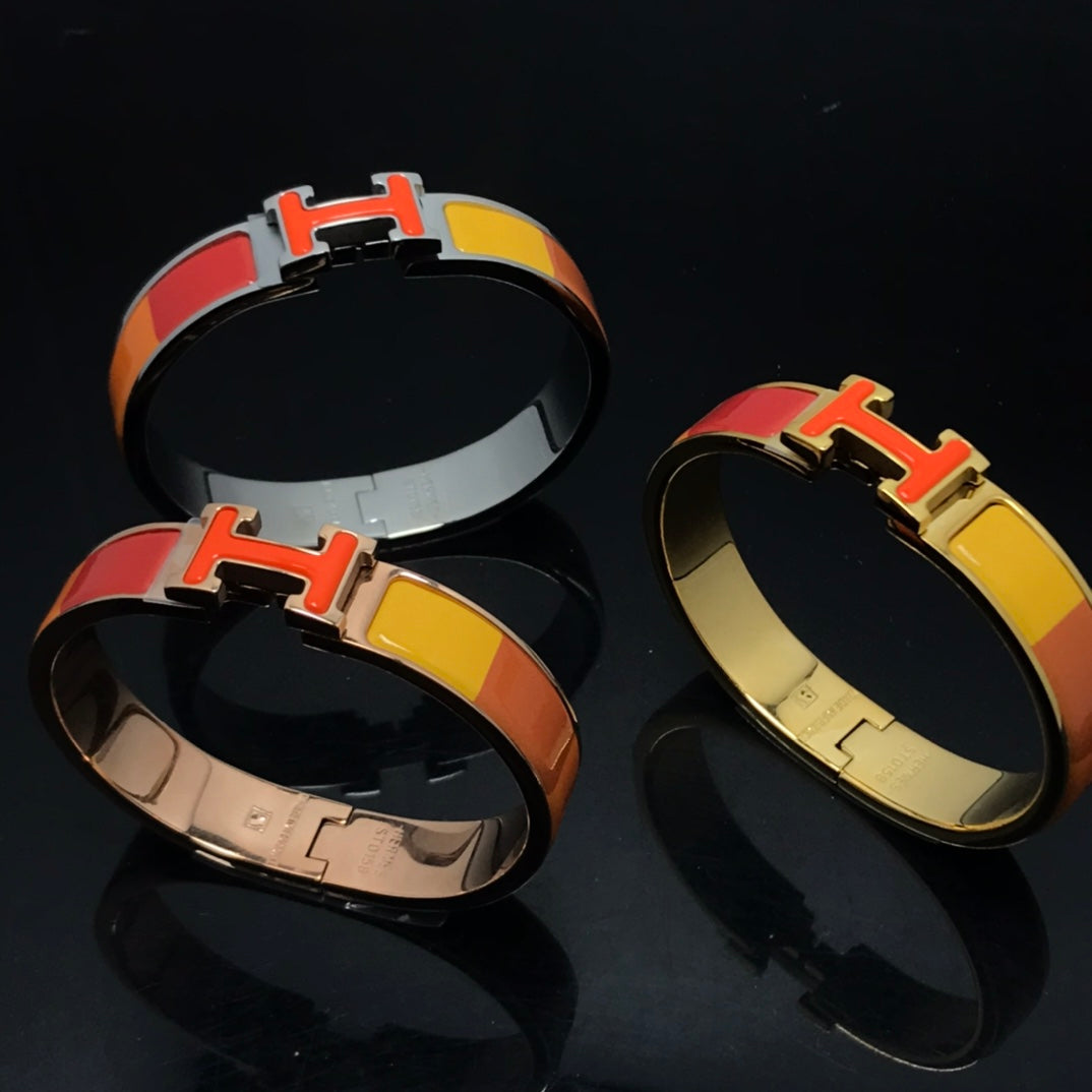 [Echo Fine ]H BRACELET ORANGE RAINBOW CERAMIC