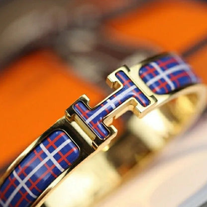 [Echo Fine ]H TARTAN BRACELET 12MM