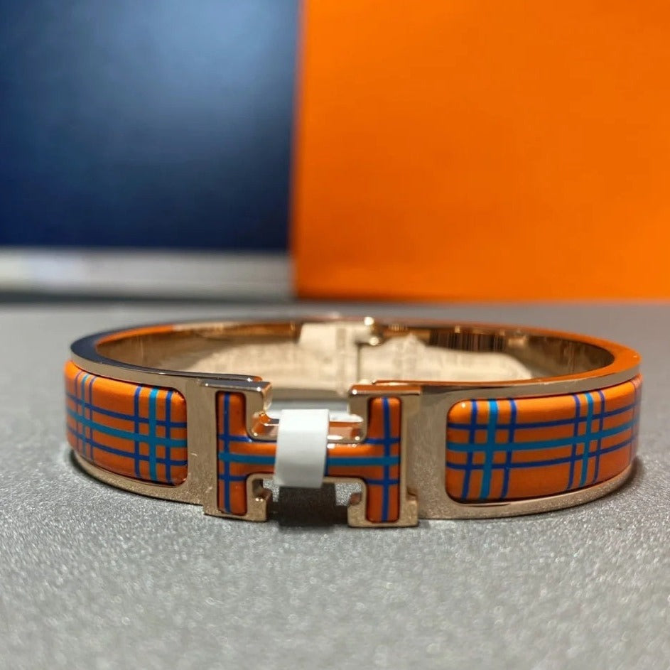 [Echo Fine ]H TARTAN BRACELET 12MM