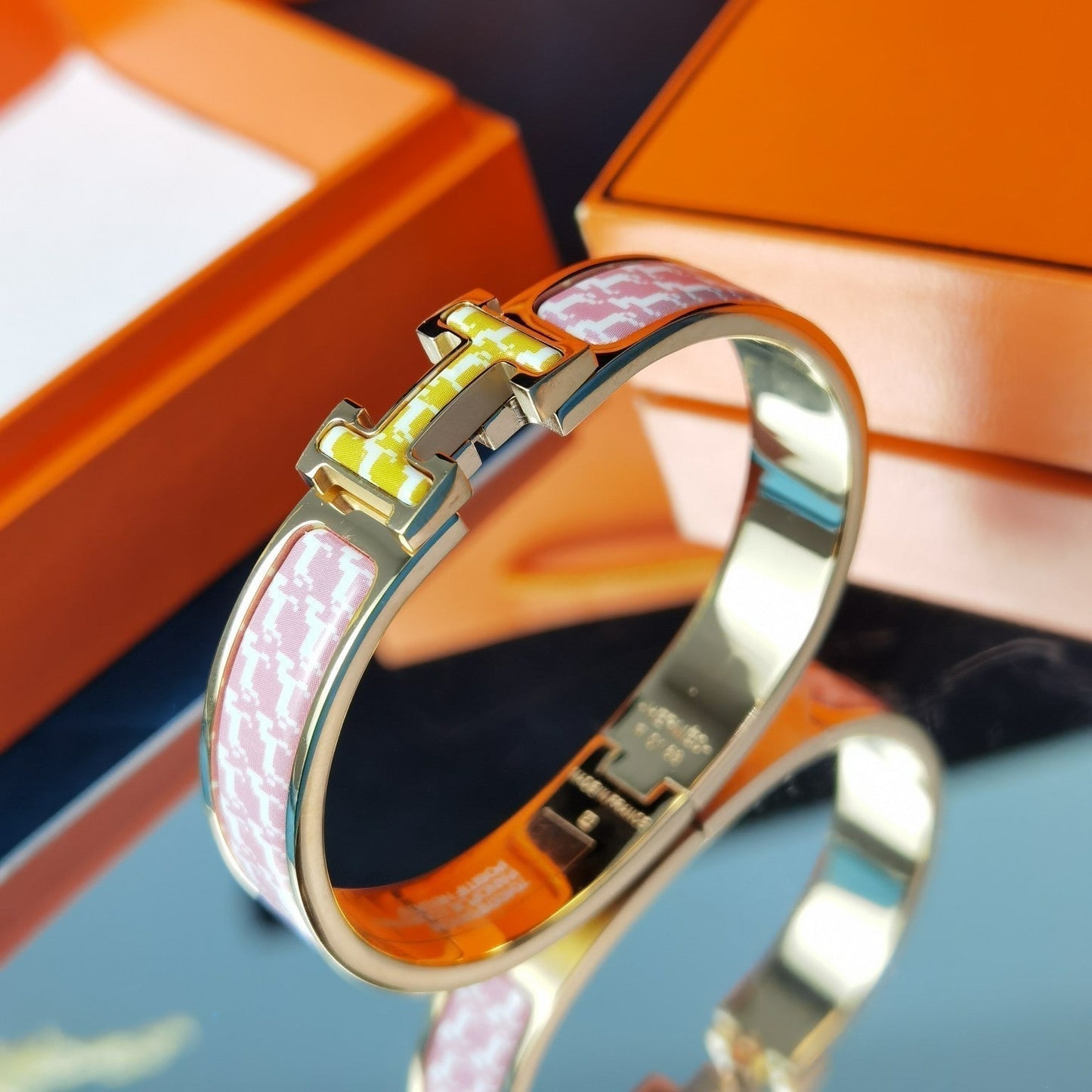 [Echo Fine ]H HORSE BRACELET 12MM