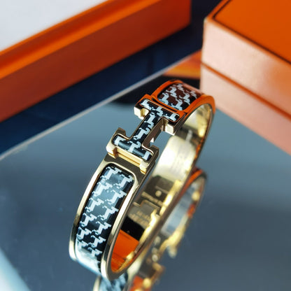 [Echo Fine ]H HORSE BRACELET 12MM