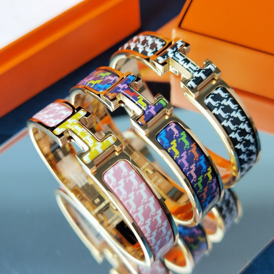 [Echo Fine ]H HORSE BRACELET 12MM