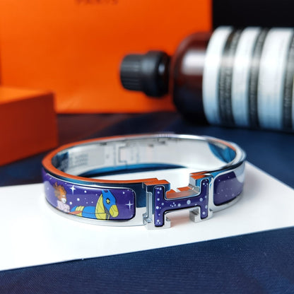 [Echo Fine ]H STAR AND MOON BRACELET 12MM