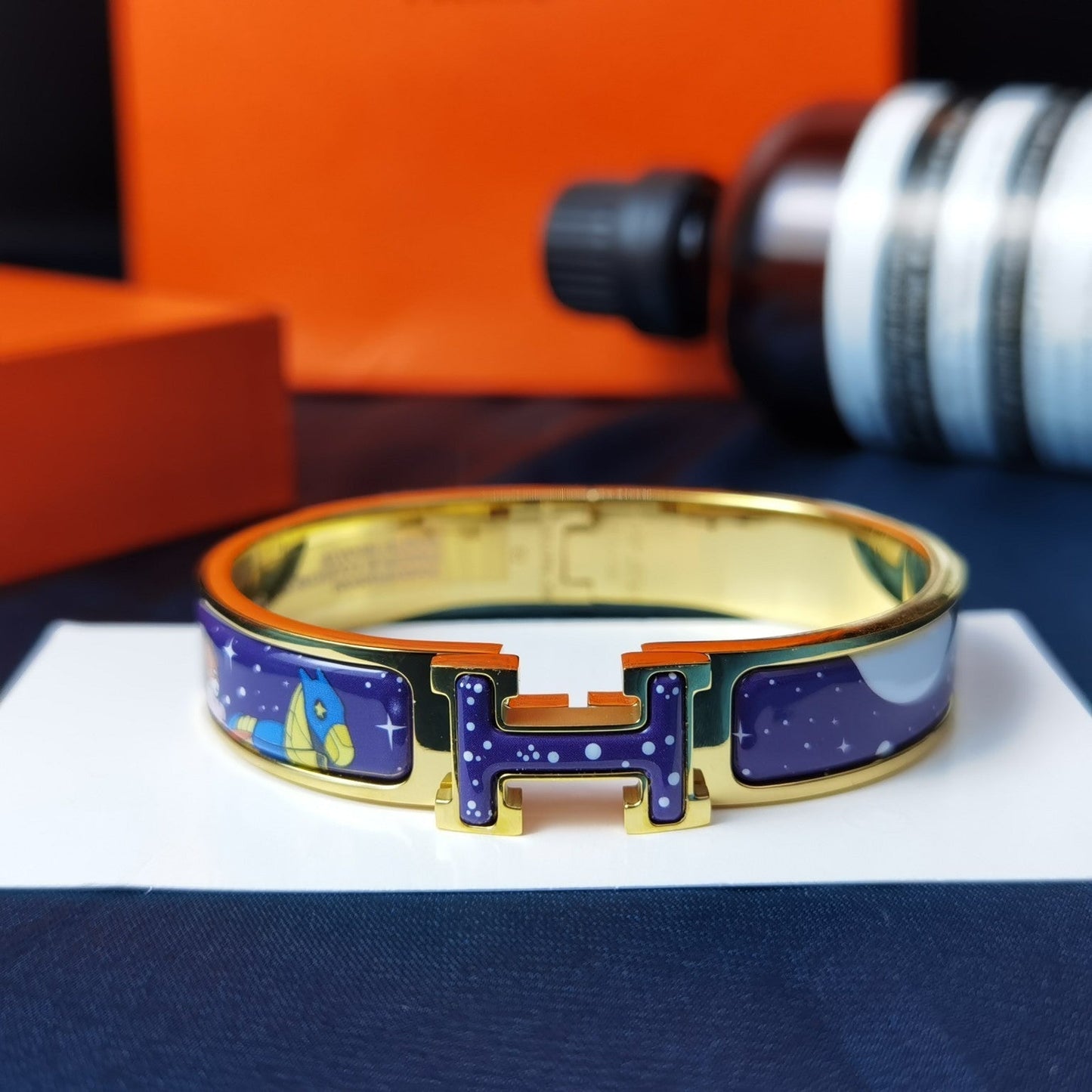 [Echo Fine ]H STAR AND MOON BRACELET 12MM