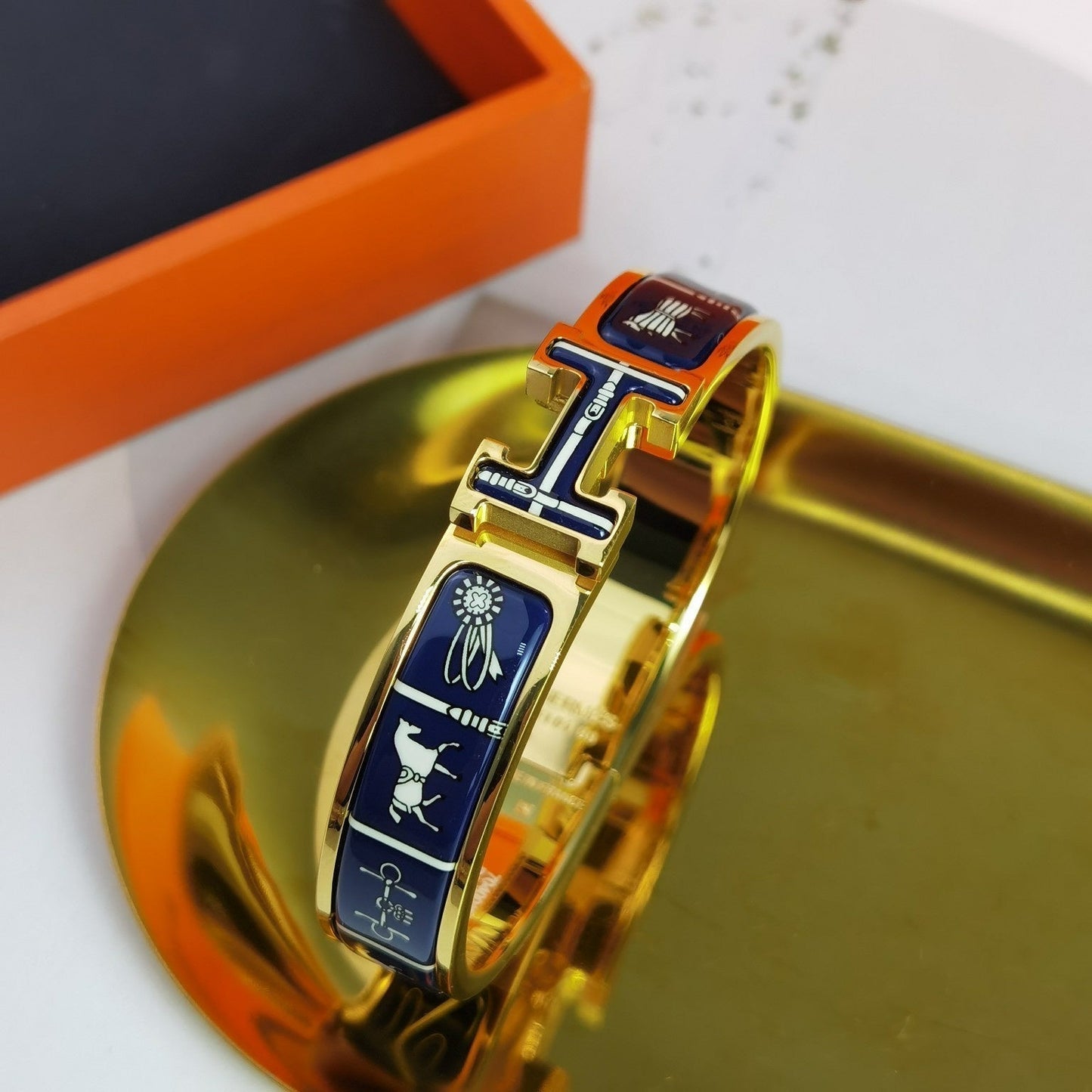 [Echo Fine ]H COUVERTURES DARK BLUE BRACELET
