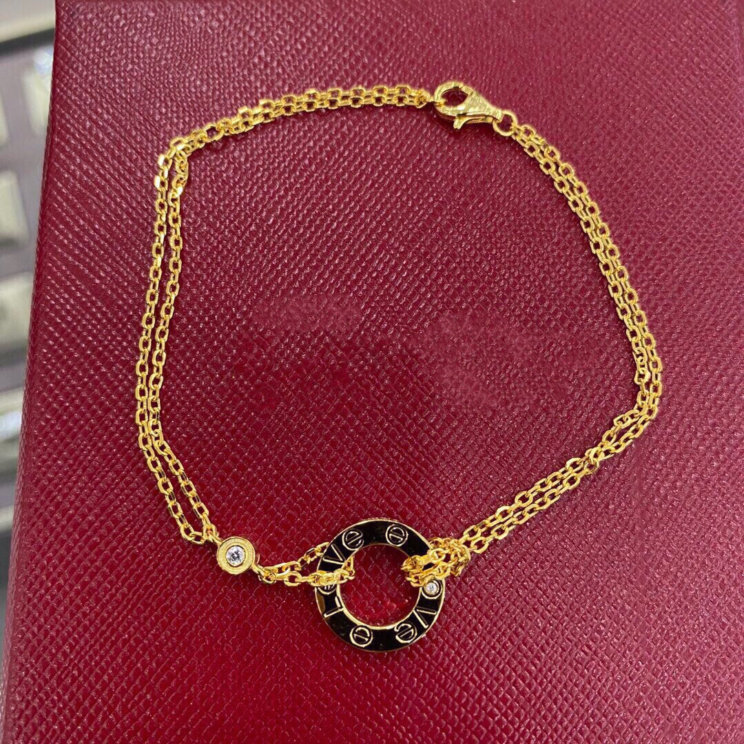 [Echo Fine ]LOVE BRACELET 2 DIAMOND