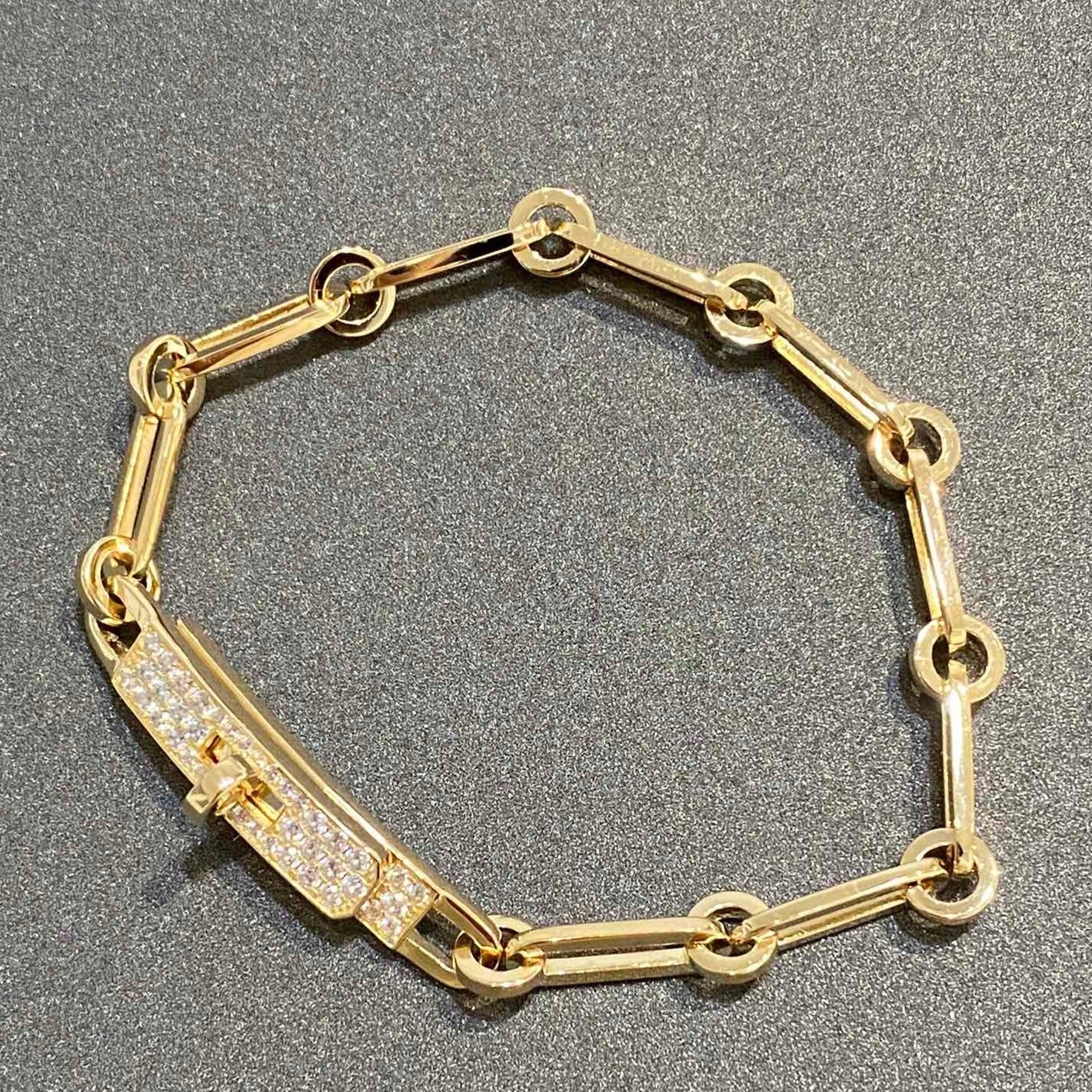 [Echo Fine ]CHAINE BRACELET SMALL MODEL DIAMOND