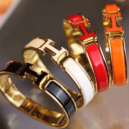 [Echo Fine ]H BRACELET 12MM GOLD