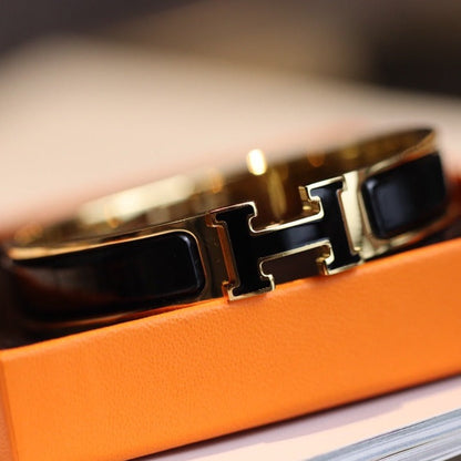 [Echo Fine ]H BRACELET 12MM GOLD
