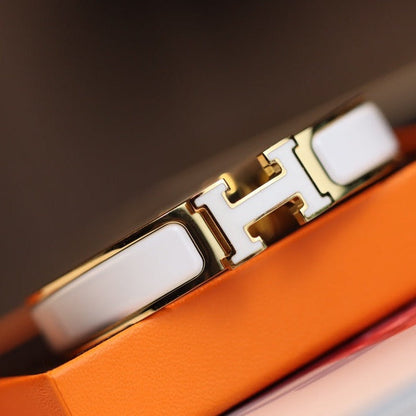 [Echo Fine ]H BRACELET 12MM GOLD