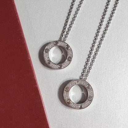 [Echo Fine ]LOVE NECKLACE ADJUSTABLE SILVER
