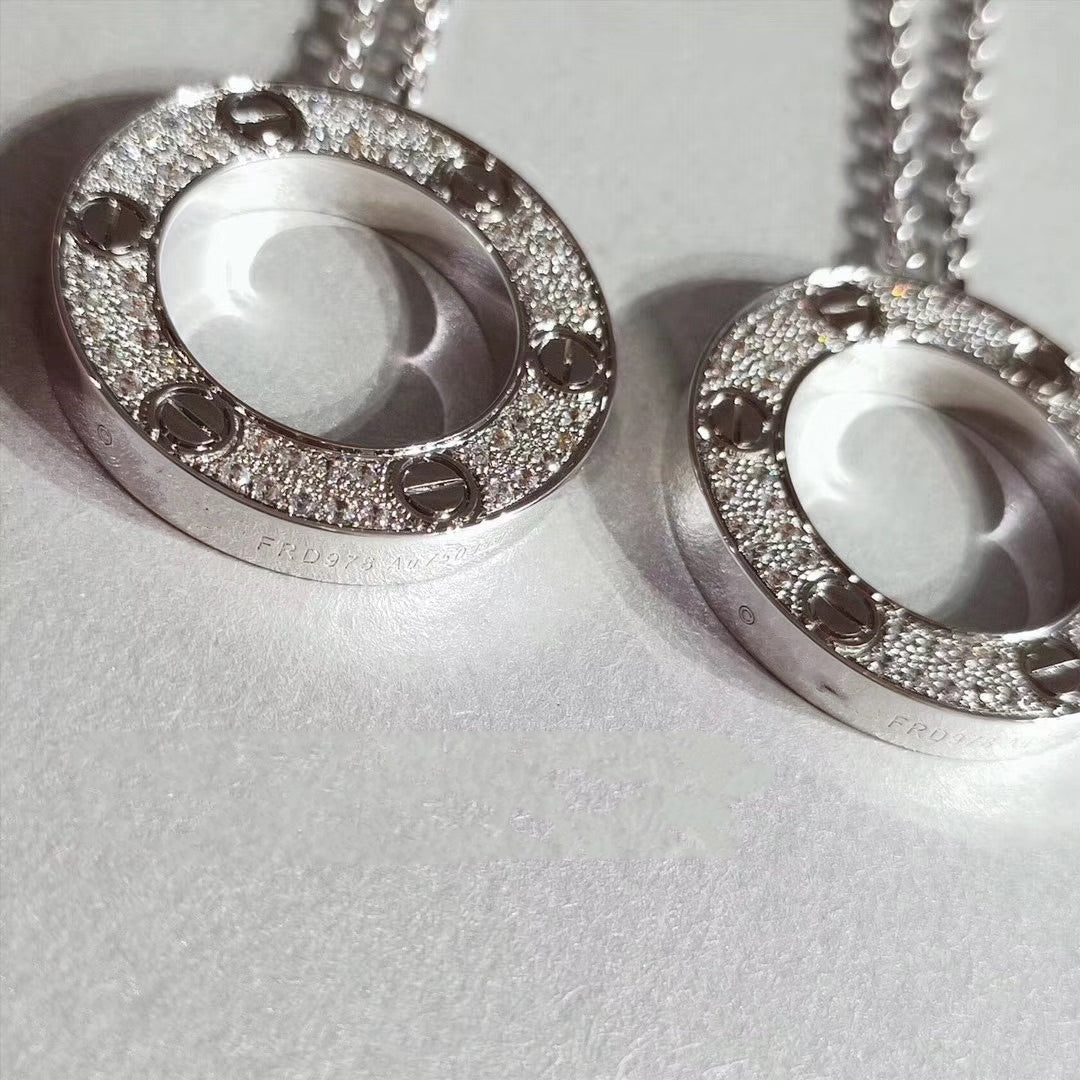[Echo Fine ]LOVE NECKLACE ADJUSTABLE SILVER