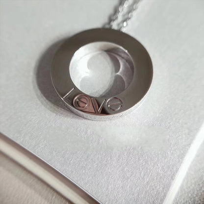 [Echo Fine ]LOVE NECKLACE ADJUSTABLE SILVER