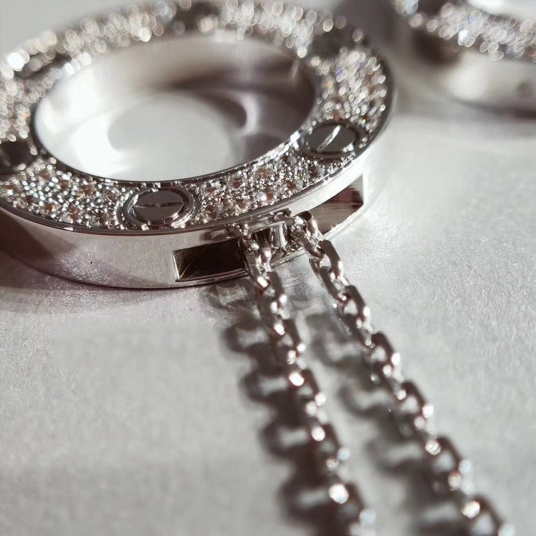 [Echo Fine ]LOVE NECKLACE ADJUSTABLE SILVER
