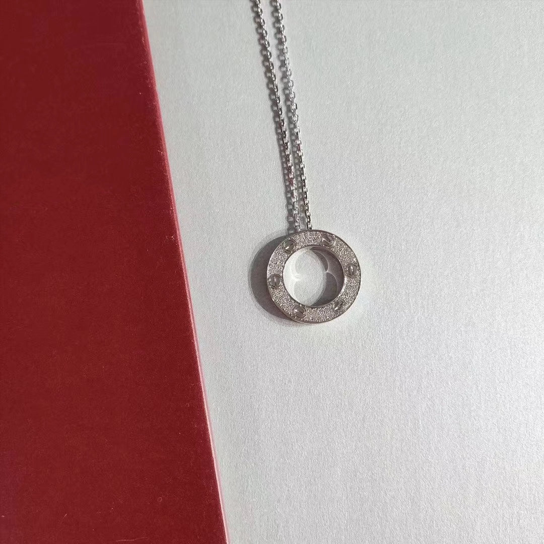 [Echo Fine ]LOVE NECKLACE ADJUSTABLE SILVER