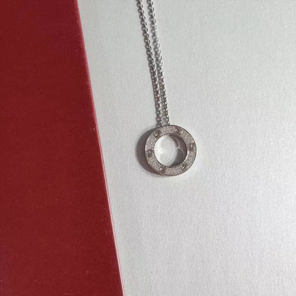 [Echo Fine ]LOVE NECKLACE ADJUSTABLE SILVER