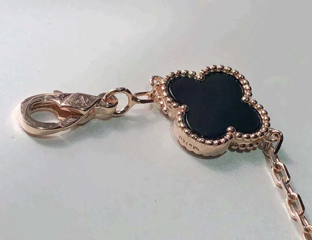 [Echo Fine ]CLOVER 5 MOTIFS MULTICOLOR  BRACELET