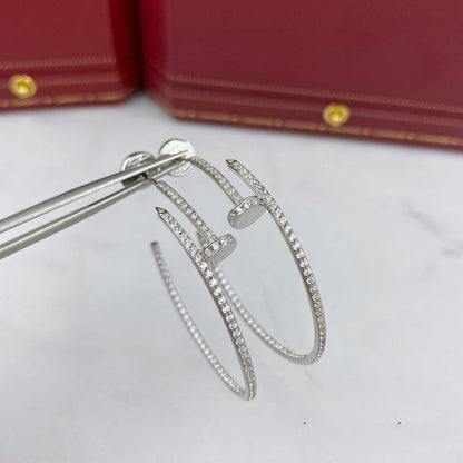 [Echo Fine ]JUSTE EARRINGS FULL DIAMONDS 1.8MM