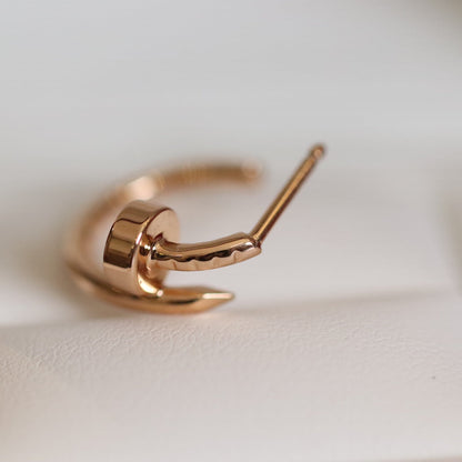 [Echo Fine ]JUSTE EARRINGS PINK GOLD