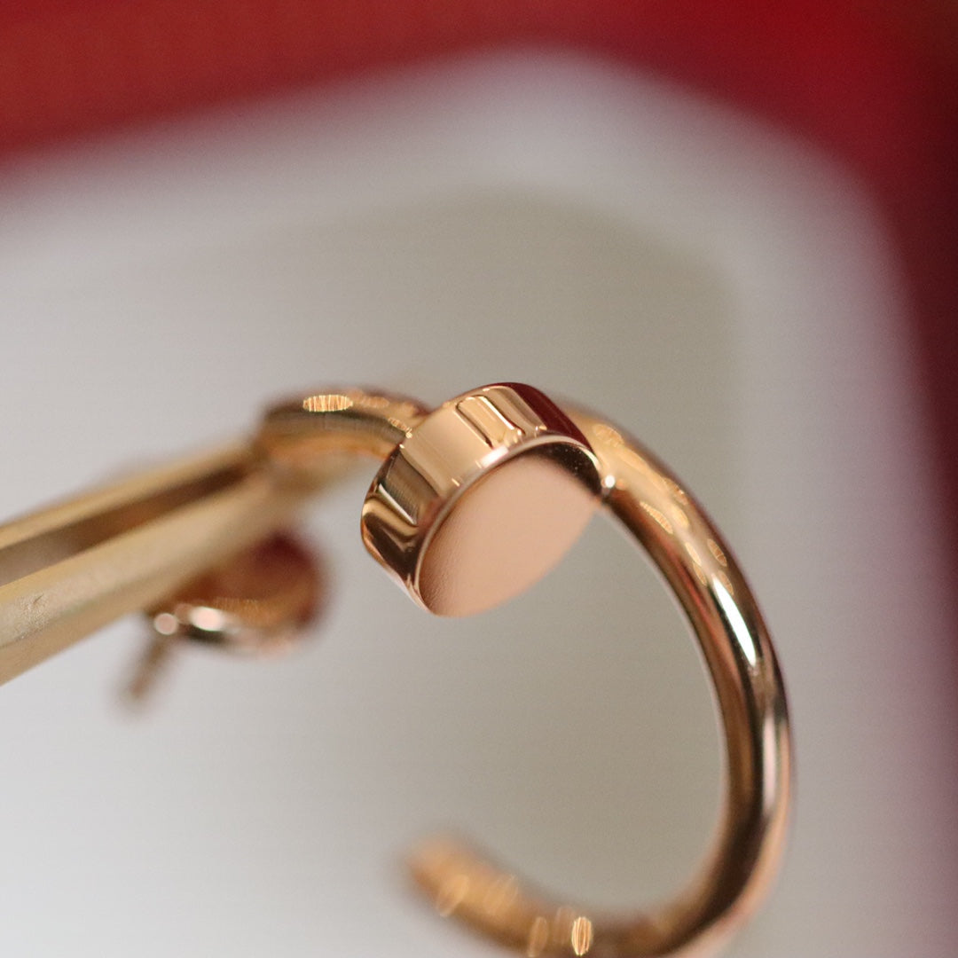 [Echo Fine ]JUSTE EARRINGS PINK GOLD