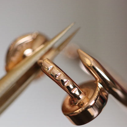 [Echo Fine ]JUSTE EARRINGS PINK GOLD