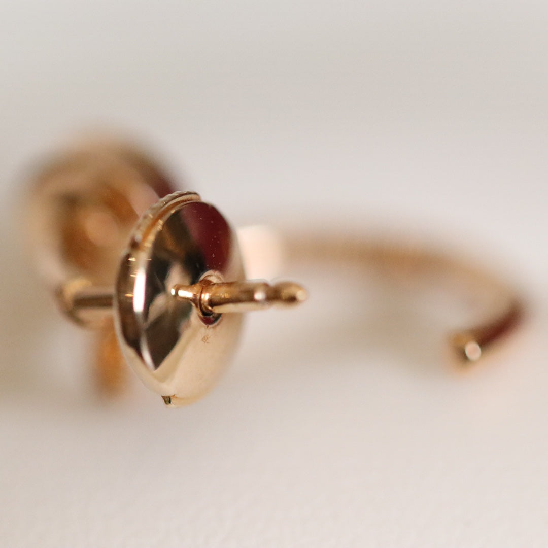 [Echo Fine ]JUSTE EARRINGS PINK GOLD