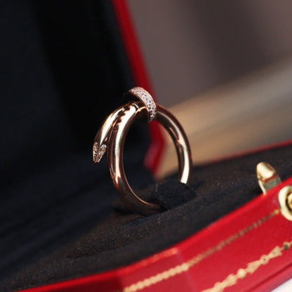 [Echo Fine ]JUSTE RING 2.65MM PINK GOLD DIAMOND