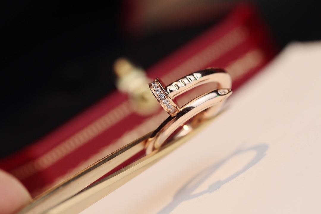 [Echo Fine ]JUSTE RING 2.65MM PINK GOLD DIAMOND