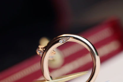 [Echo Fine ]JUSTE RING 2.65MM PINK GOLD DIAMOND