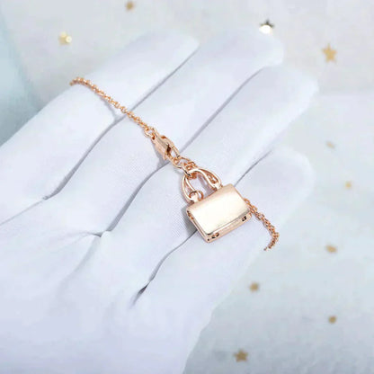 [Echo Fine ]AMULETTE PEDANT ROSE GOLD NECKLACE