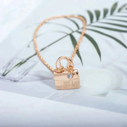 [Echo Fine ]AMULETTE PEDANT ROSE GOLD NECKLACE