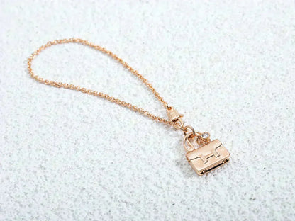 [Echo Fine ]AMULETTE PEDANT ROSE GOLD NECKLACE