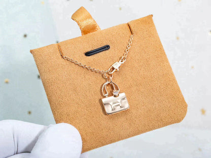 [Echo Fine ]AMULETTE PEDANT ROSE GOLD NECKLACE