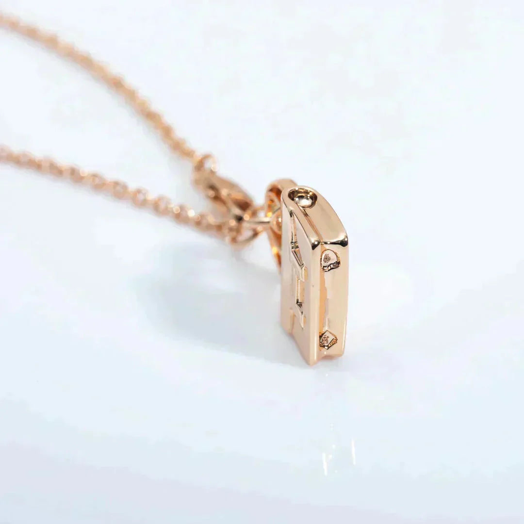[Echo Fine ]AMULETTE PEDANT ROSE GOLD NECKLACE