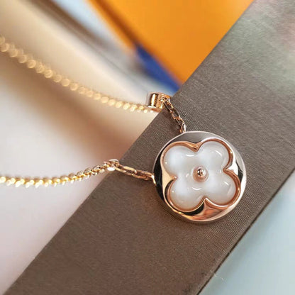 [Echo Fine ]SUN MOP GOLD 1 DIAMOND NECKLACE