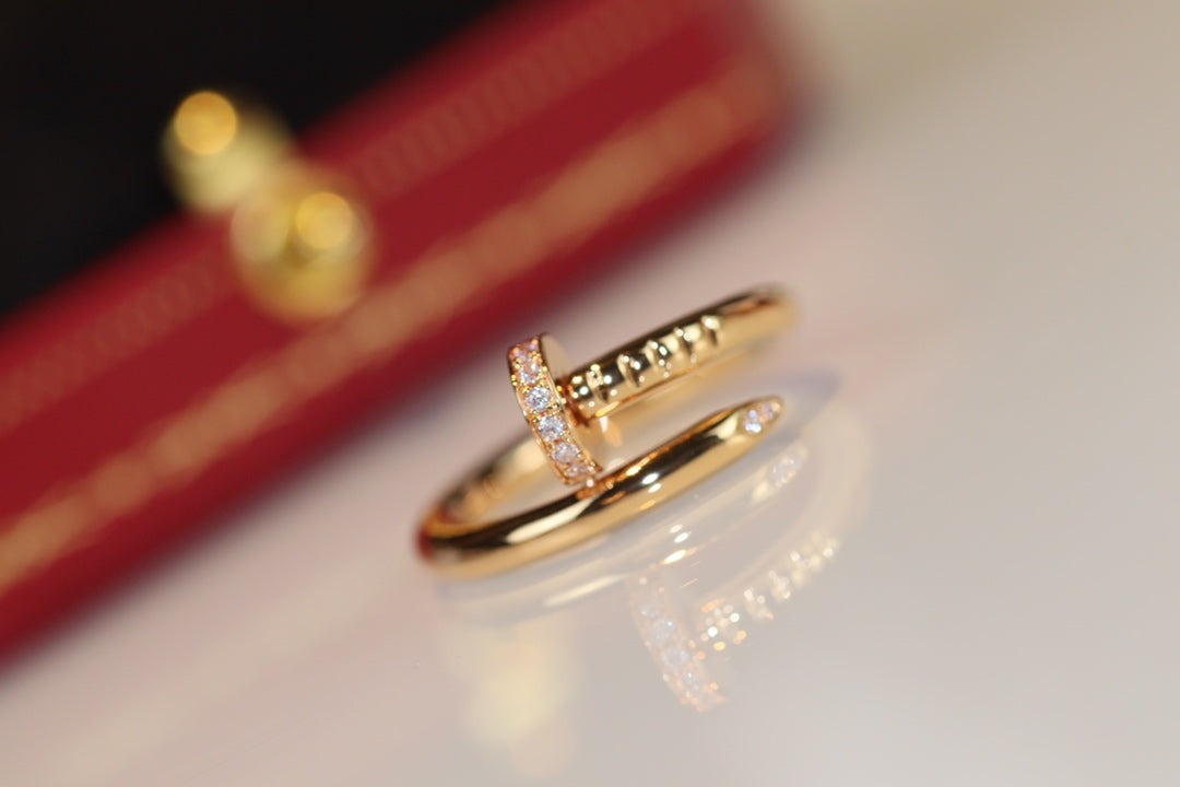 [Echo Fine ]JUSTE RING 2.65MM GOLD DIAMOND