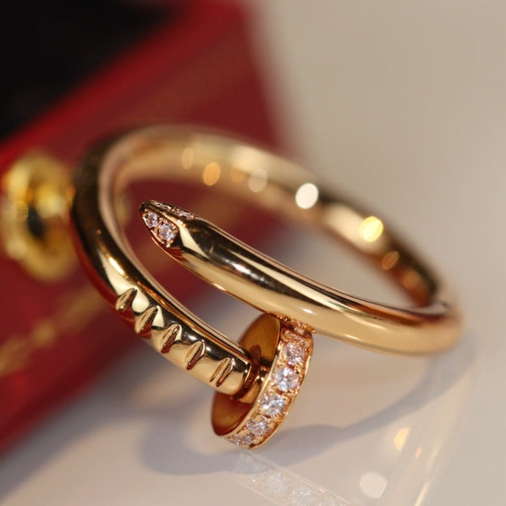[Echo Fine ]JUSTE RING 2.65MM GOLD DIAMOND