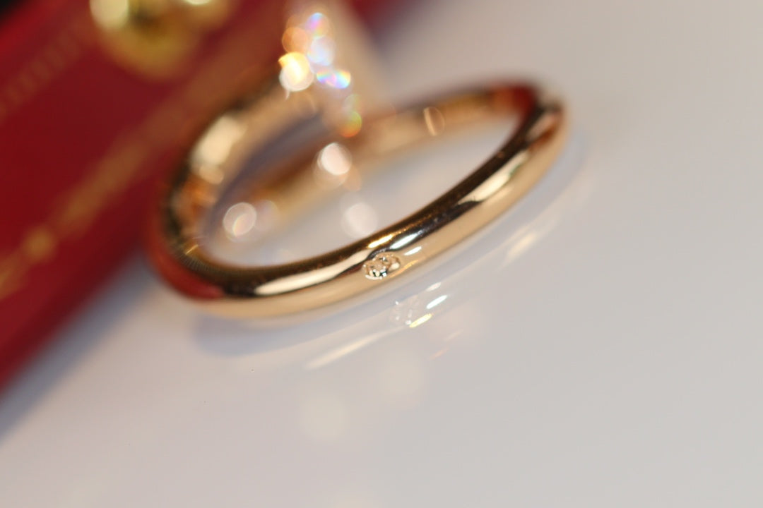 [Echo Fine ]JUSTE RING 2.65MM GOLD DIAMOND