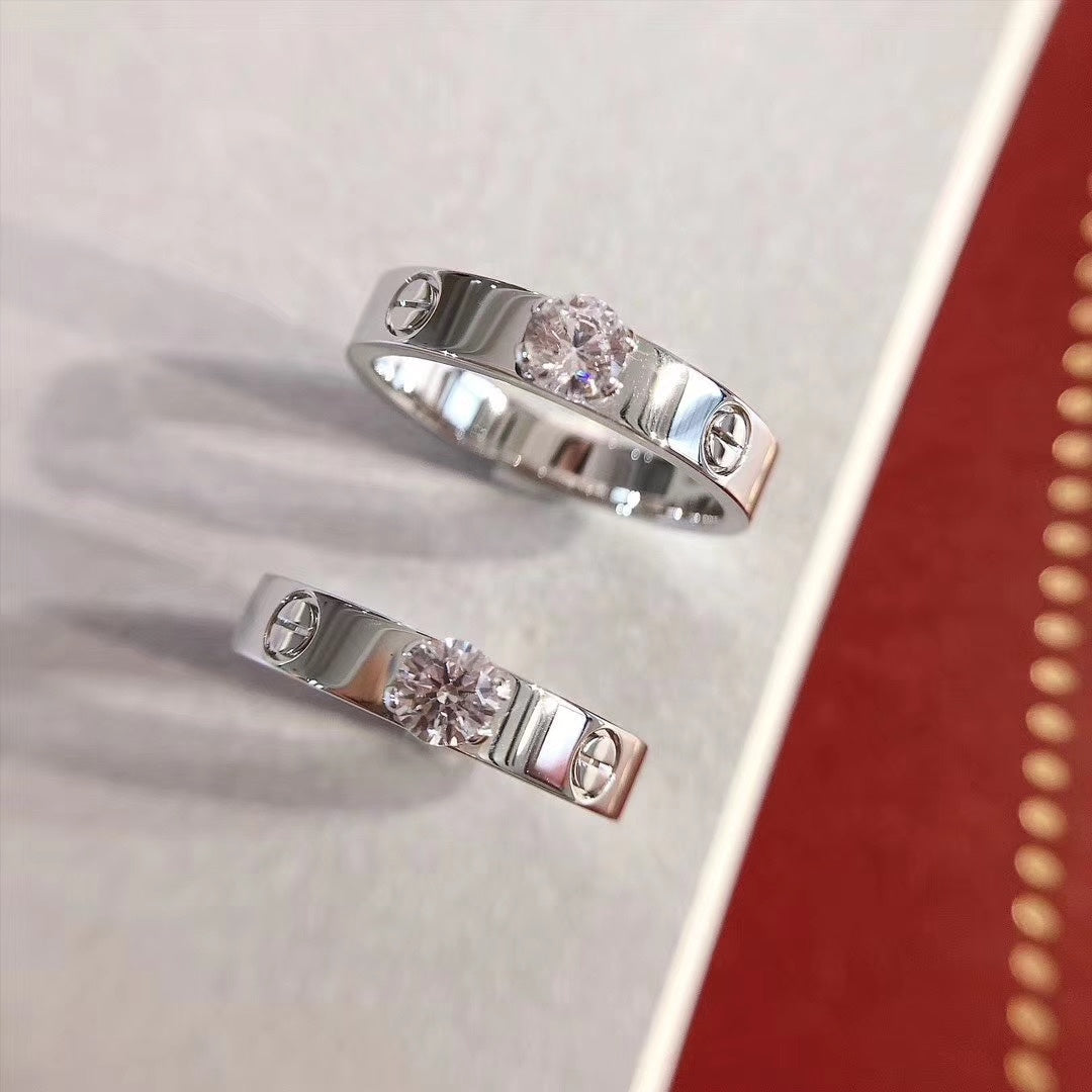 [Echo Fine ]LOVE RING 3.6MM 1 BIG DIAMOND
