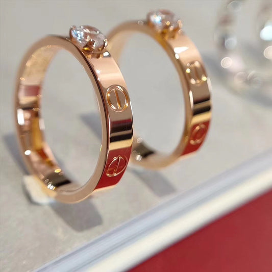 [Echo Fine ]LOVE RING 3.6MM 1 BIG DIAMOND