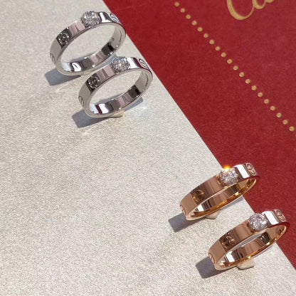 [Echo Fine ]LOVE RING 3.6MM 1 BIG DIAMOND