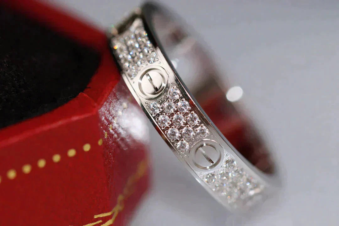 [Echo Fine ]LOVE RING 3.6MM DIAMOND PAVED